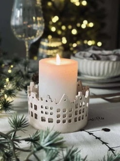 VIAMAJA Lysestager|Lyshuse<Lysestage med huse