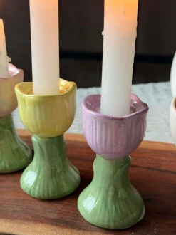 VIAMAJA Lysestager|Påske<Lysestage Tulipan - Flere farver