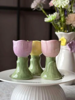 VIAMAJA Lysestager|Påske<Lysestage Tulipan - Flere farver