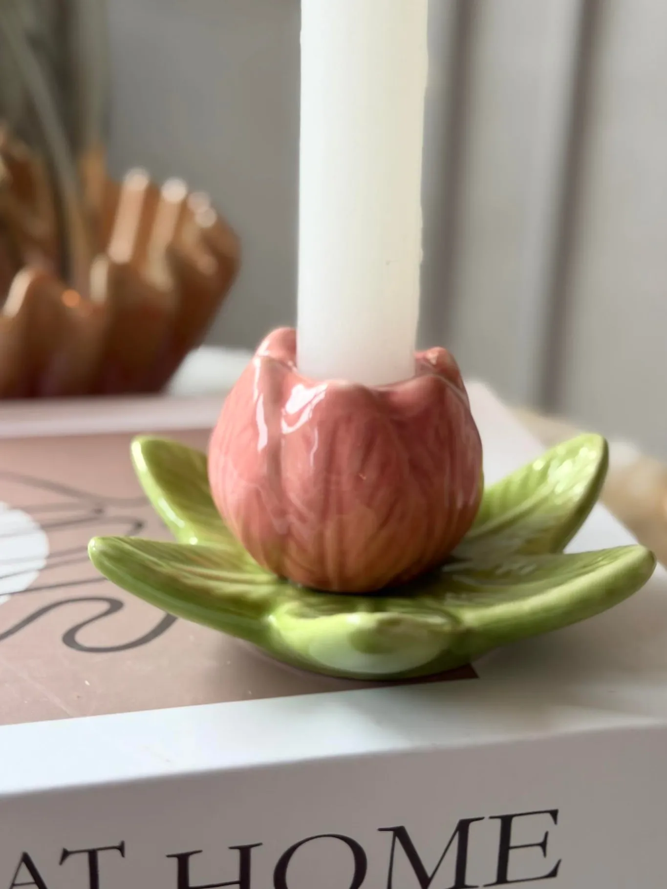 VIAMAJA Lysestager|Påske<Lysestage tulipan - Rosa