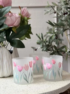 VIAMAJA Lysestager|Påske<Lysestager Tulipaner 3stk.