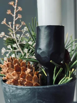 VIAMAJA Lysestager|Jul<Lysholder med spyd - 13 cm
