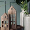 VIAMAJA Lysestager|Lyshuse<Lyshus Wood - Large