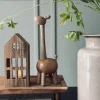 VIAMAJA Lysestager|Lyshuse<Lyshus Wood - Small
