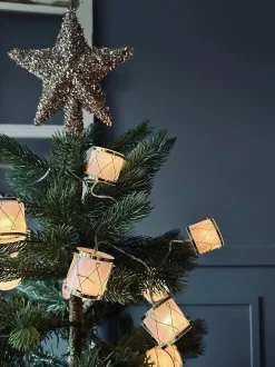 VIAMAJA Lys Og Led|Led Jul<Lyskæde med trommer - timerfunktion