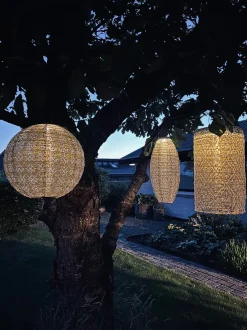 VIAMAJA Lys Og Led|Udendørs Led<Lyskugle med solceller - SUMMER GOLD