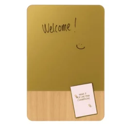 VIAMAJA Tavler Og Whiteboards|Tavler Og Whiteboards<Magnetisk tavle - Mat glas i guld og egefiner
