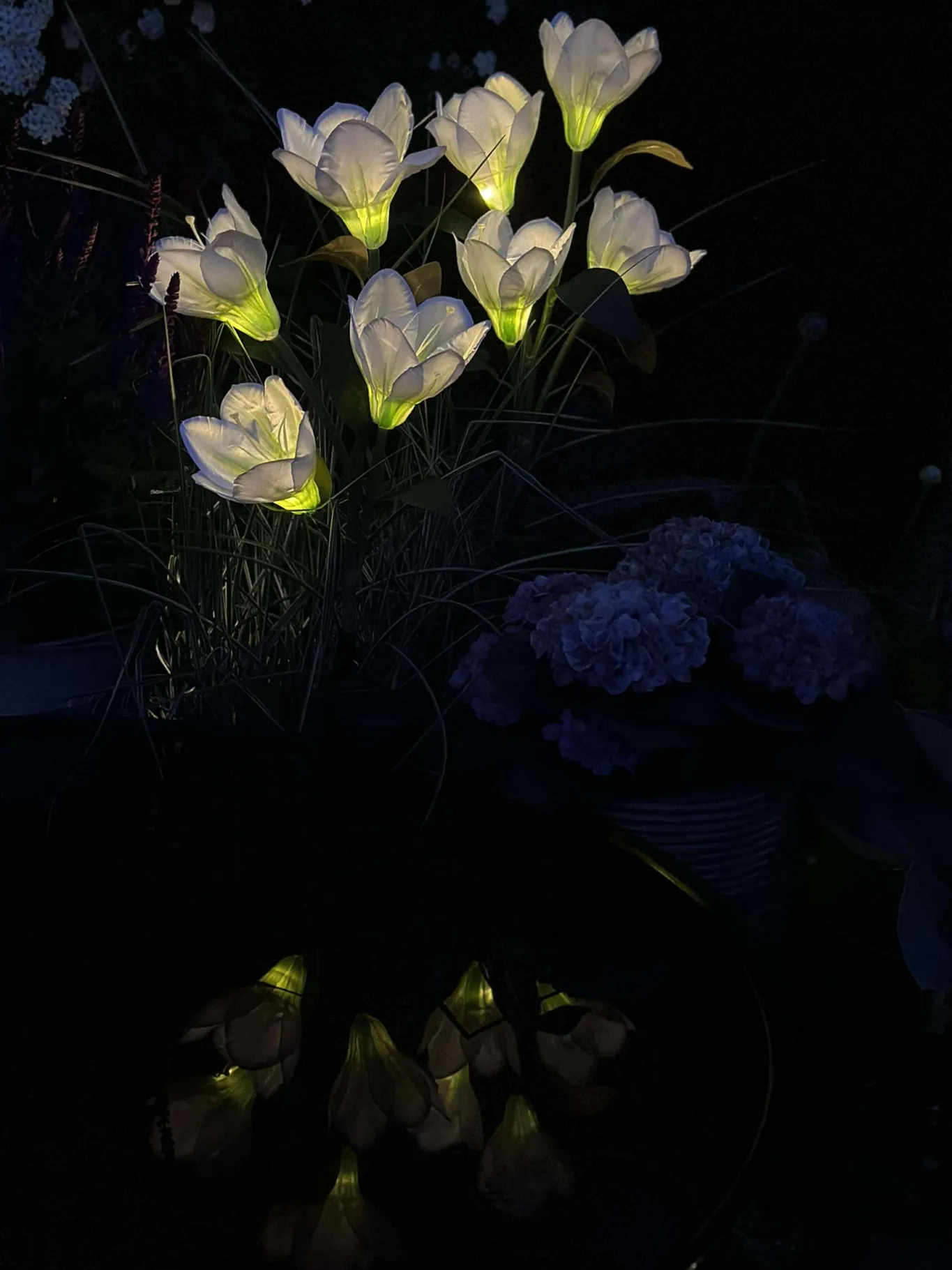 VIAMAJA Lys Og Led|Udendørs Led<Magnolia med solceller - Hvid