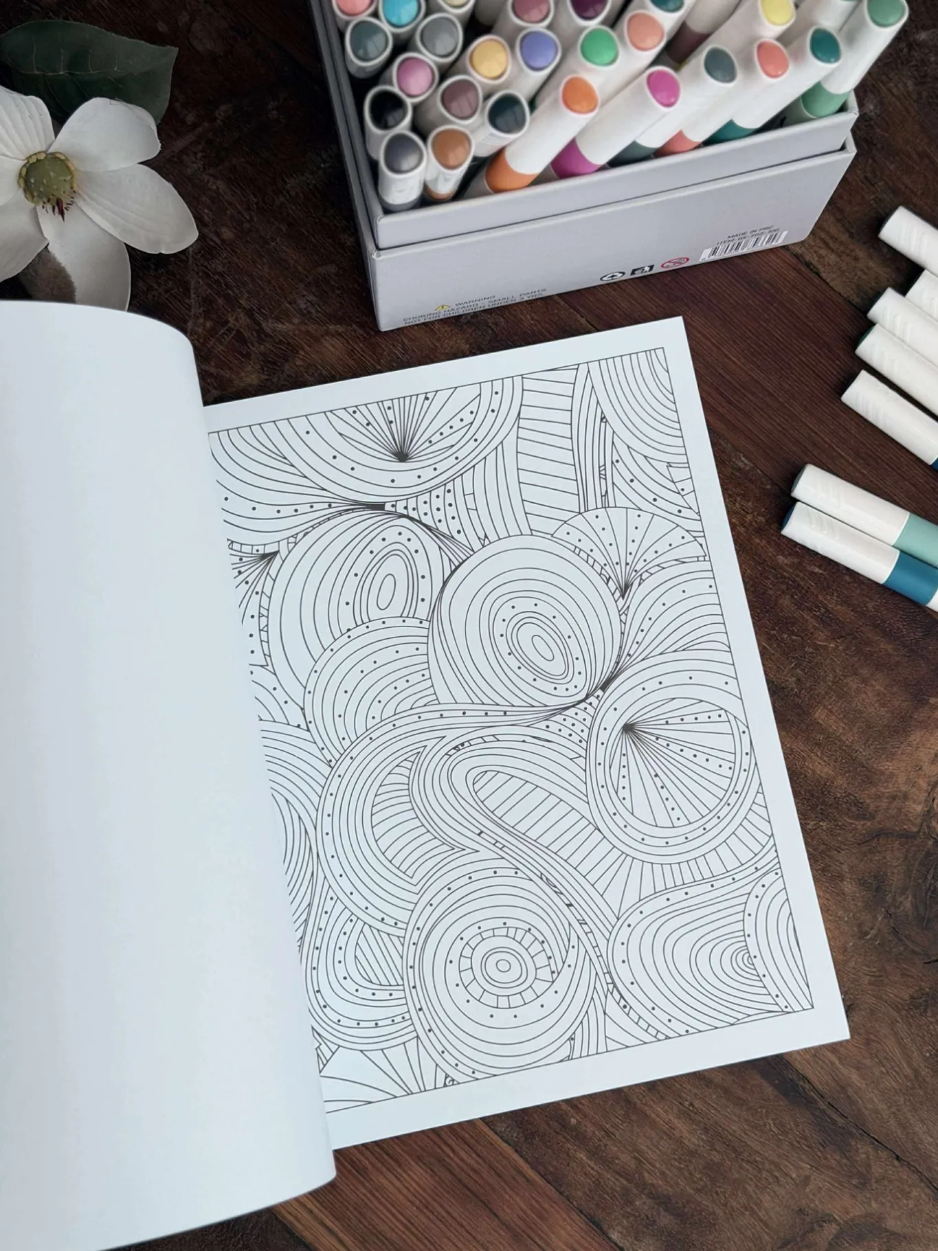 VIAMAJA Kontorartikler|Art Therapy<Malebog for voksne - MIX
