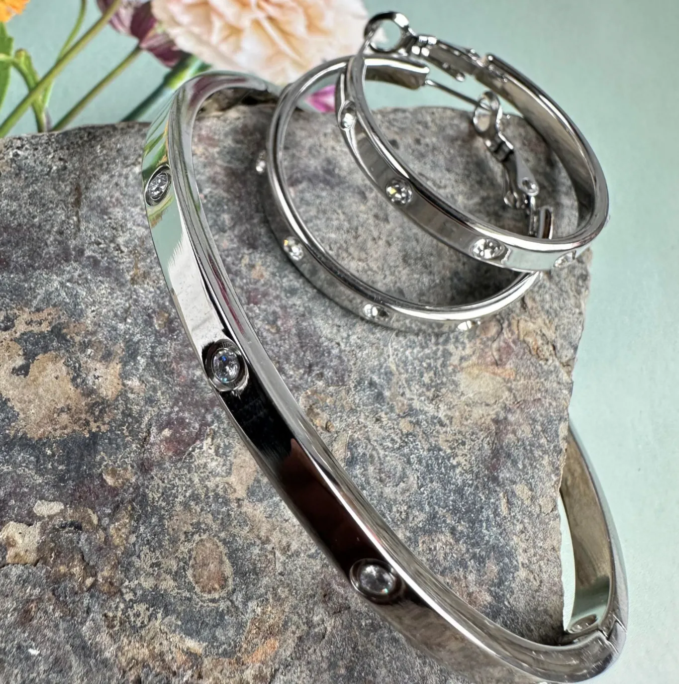 VIAMAJA Armbånd|Restparti<Mindy sæt m. armbånd og øreringe