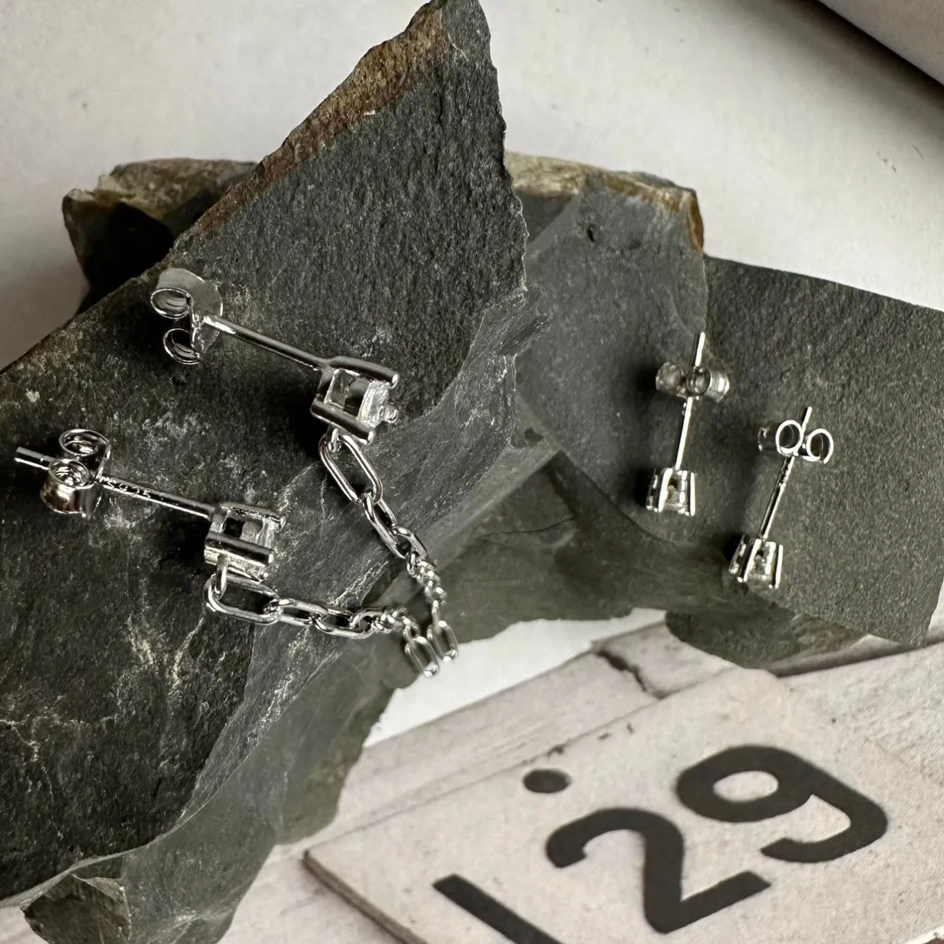 VIAMAJA Ørestikker<Mix box m. 4 øreringe - Jessica Sterling silver