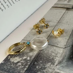 VIAMAJA Ørestikker<Mix box OLYMPIA med 4 øreringe - Sterling Silver