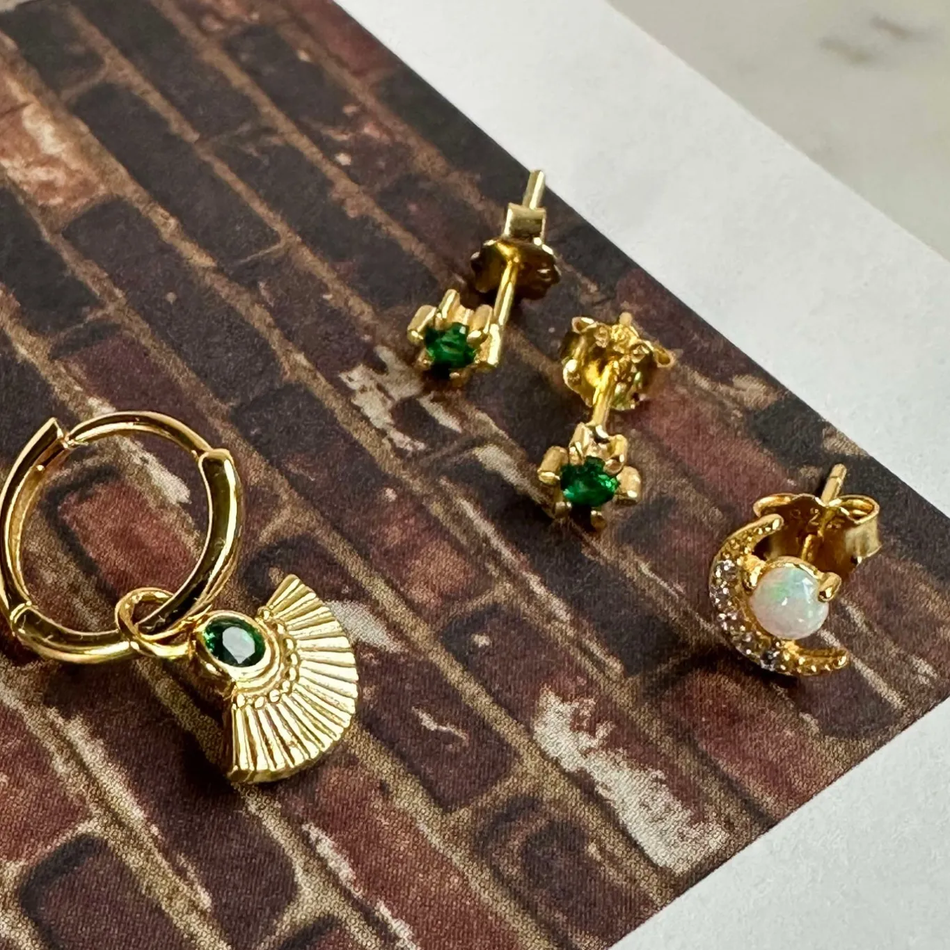VIAMAJA Ørestikker<Mix box TULISA med 4 øreringe - Sterling Silver