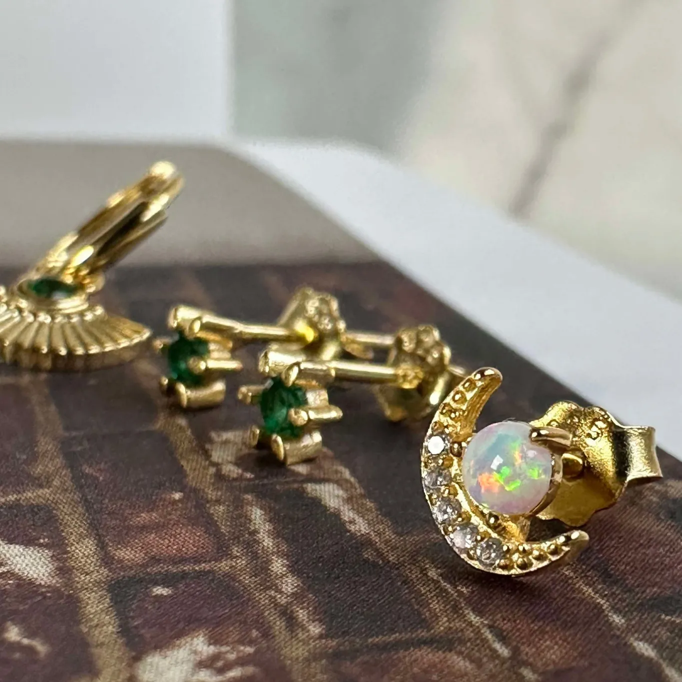 VIAMAJA Ørestikker<Mix box TULISA med 4 øreringe - Sterling Silver