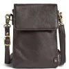 VIAMAJA Læder Tasker|Mobiltasker<Mobiltaske Aura - Dark mocca