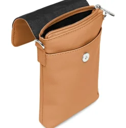 VIAMAJA Læder Tasker|Mobiltasker<Mobiltaske Aura Cognac