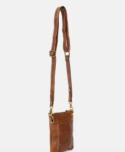 VIAMAJA Læder Tasker|Mobiltasker<Mobiltaske Gunilla walnut
