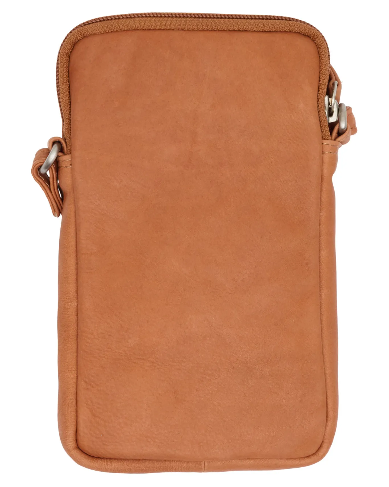 VIAMAJA Læder Tasker|Mobiltasker<Mobiltaske Misse - Cognac / silver