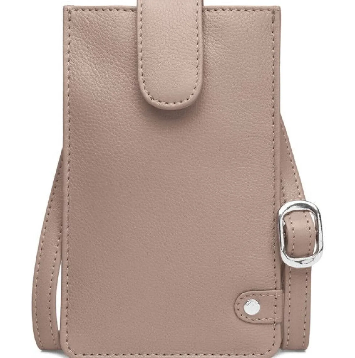 VIAMAJA Læder Tasker|Mobiltasker<Mobiltaske Small Aura Dusty taupe