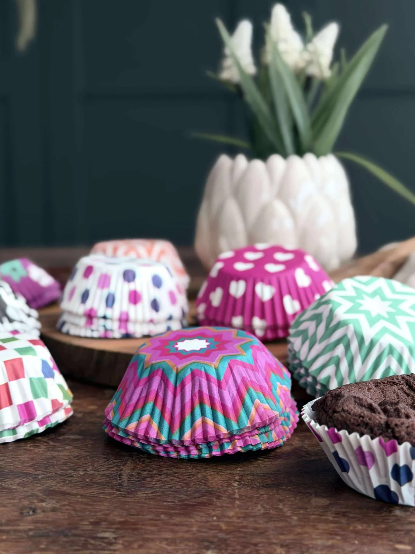 VIAMAJA Alt Til Bagning<Muffinforme 60 stk - Color mix