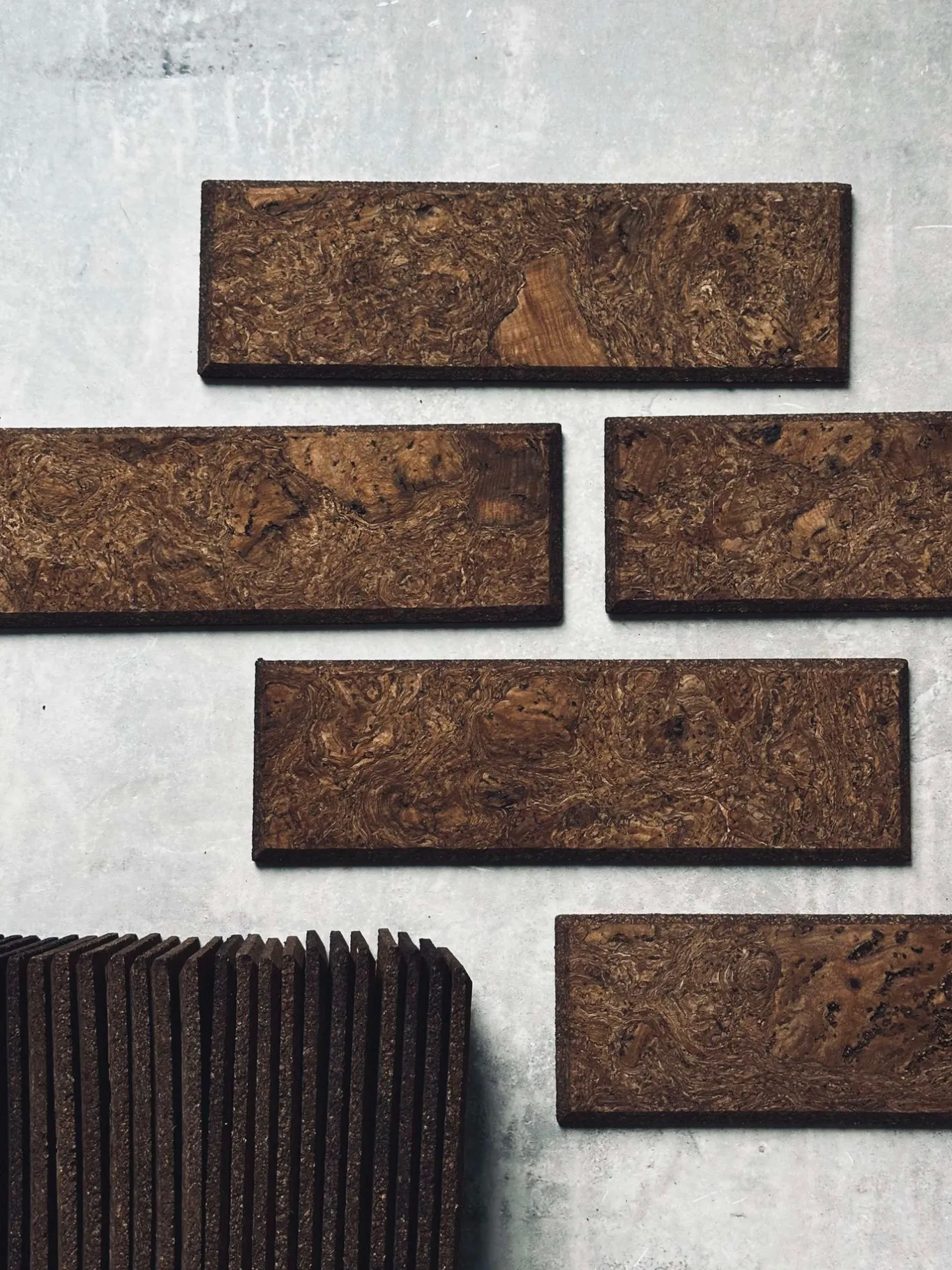 VIAMAJA Korkplader<Mursten Brown - Natur pakke med 62 stk