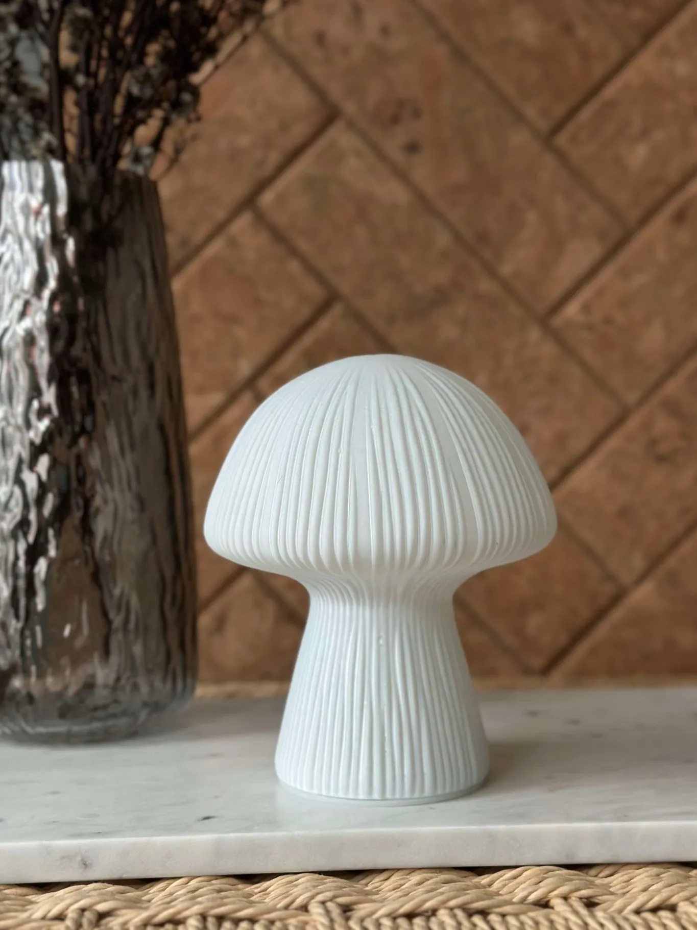 VIAMAJA Lamper|Mushroom Lamper<Mushroom Astrid - White 15 cm