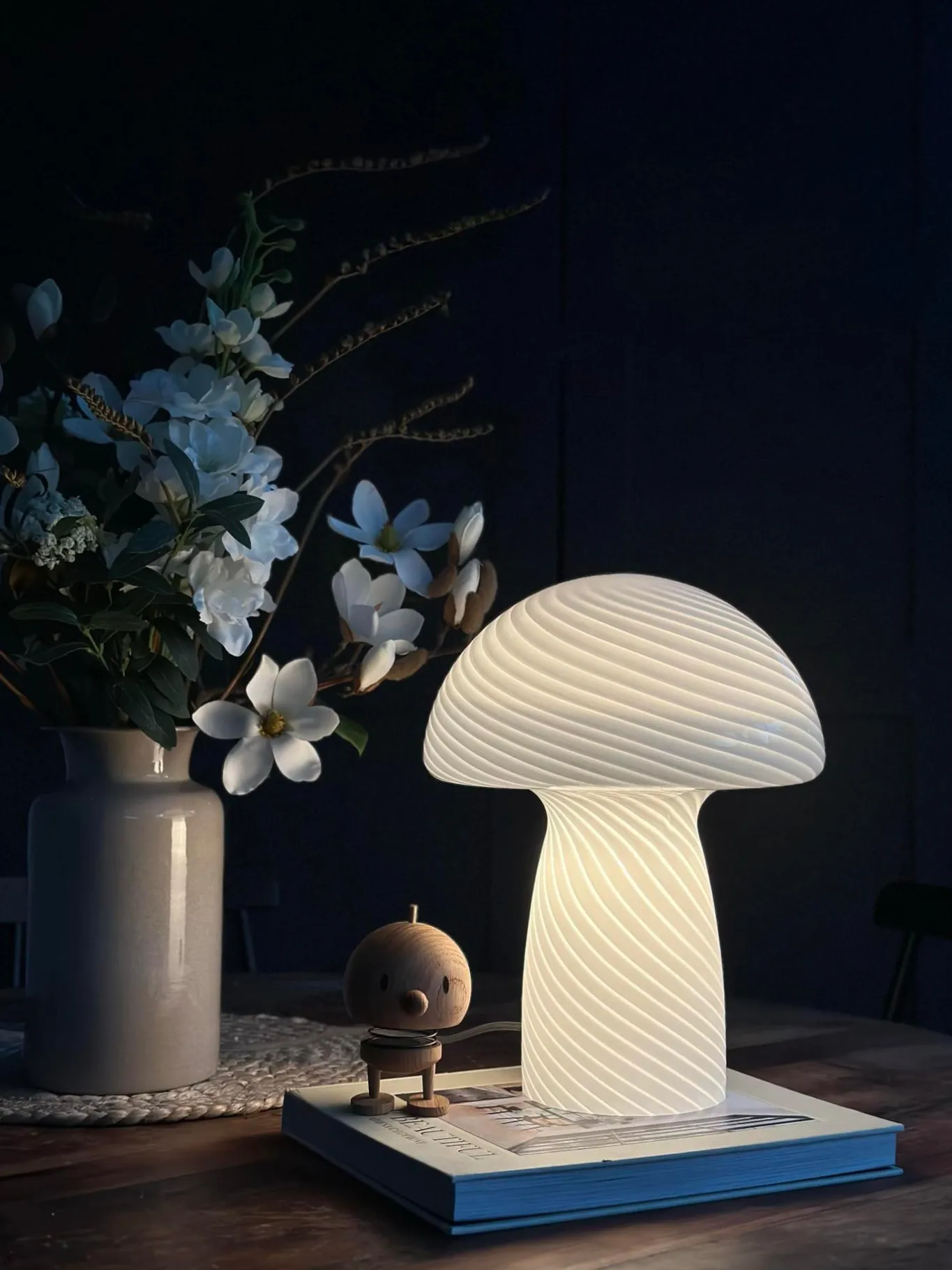 VIAMAJA Mushroom Lamper|Mushroom Lamper<Mushroom Elsa - Hvid 32 cm