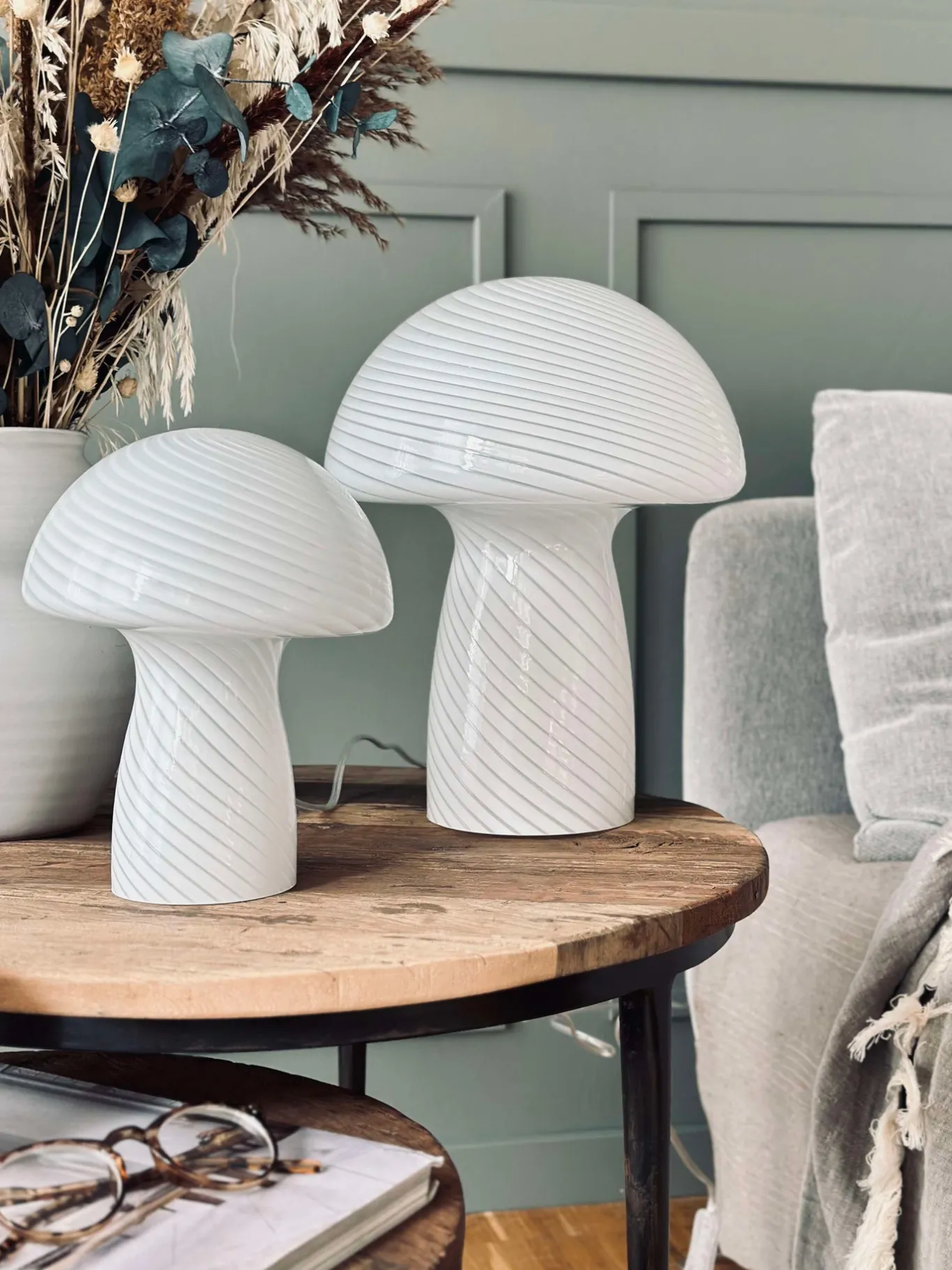VIAMAJA Mushroom Lamper|Mushroom Lamper<Mushroom Elsa - Hvid 32 cm