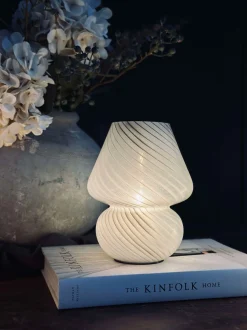 VIAMAJA Mushroom Lamper|Mushroom Lamper<Mushroom Large - Grå mundblæst glas