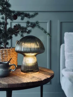 VIAMAJA Mushroom Lamper|Mushroom Lamper<Mushroom med riller 25cm - Grøn