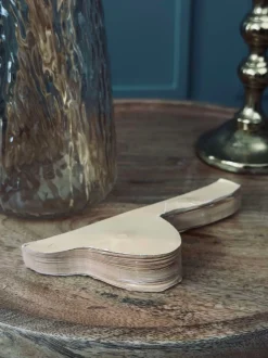 VIAMAJA Interiør|Pynte Genstande<Mushroom paper small - Gylden