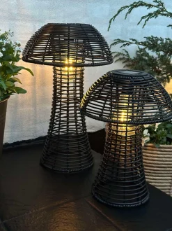 VIAMAJA Mushroom Lamper|Mushroom Lamper<Mushroom Solar - Black Small