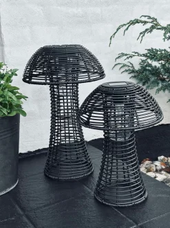VIAMAJA Mushroom Lamper|Mushroom Lamper<Mushroom Solar - Black Small