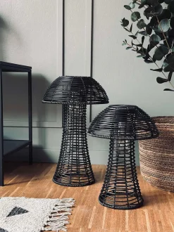 VIAMAJA Mushroom Lamper|Mushroom Lamper<Mushroom Solar - Black Small