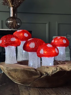 VIAMAJA Lamper|Lys Og Led<Mushroom Sæt med 5 lamper - Godkendt til inde og ude