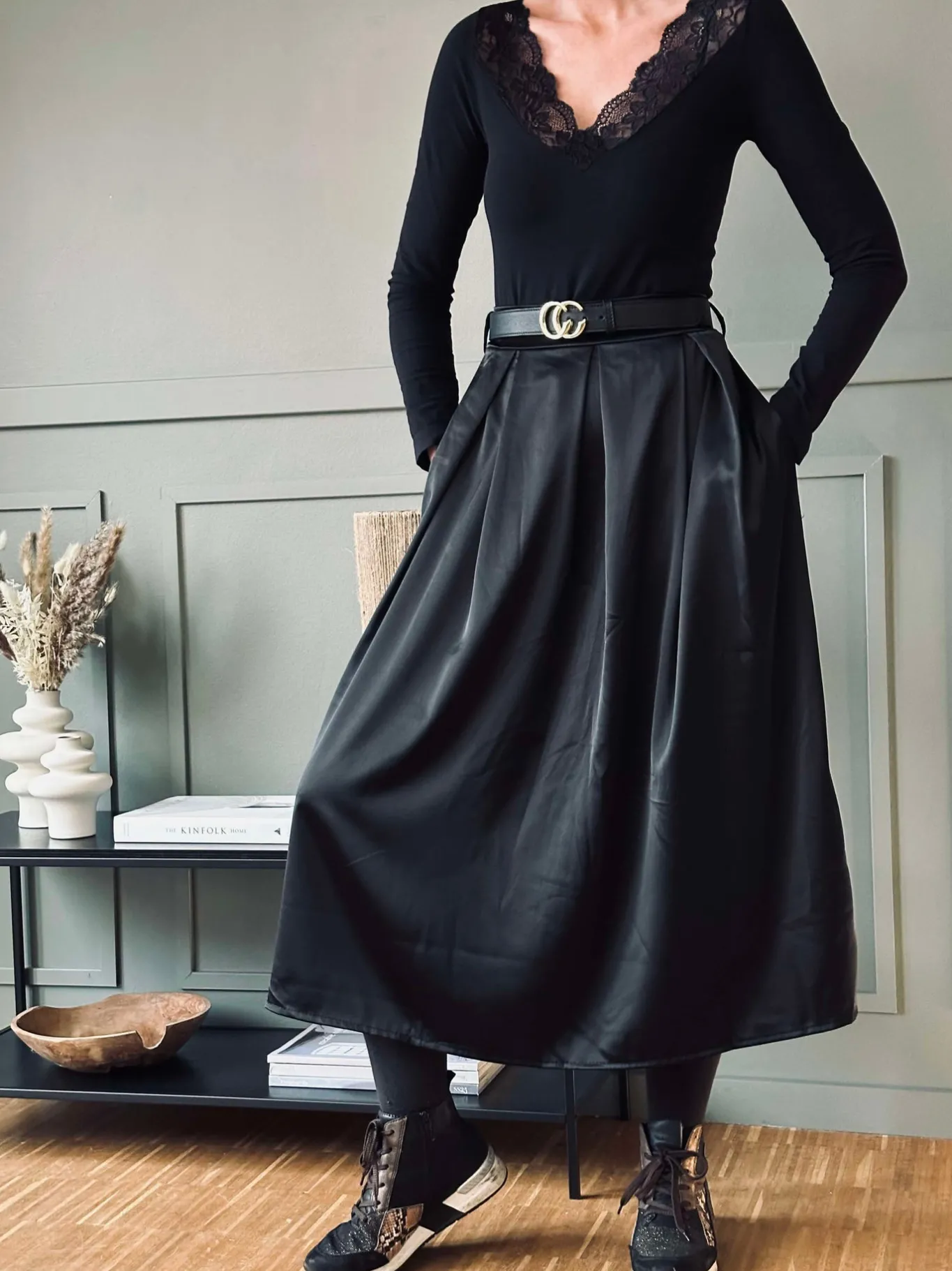 VIAMAJA Nederdele<Nederdel Leonora black