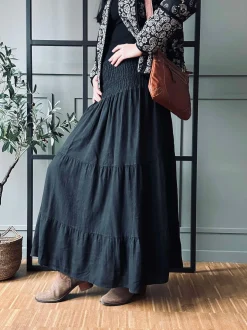 VIAMAJA Nederdele<Nederdel med smock - Black