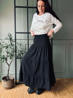 VIAMAJA Nederdele<Nederdel med smock - Black