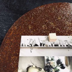VIAMAJA Magnetiske Tavler|Magnetiske Tavler<Opslagstavle i jern - Rusty Ø35cm
