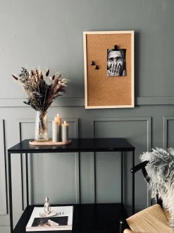 VIAMAJA Kork Opslagstavle|Kork Opslagstavle<Opslagstavle kork 40x60cm - Kraftig ramme Natur