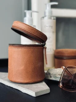 VIAMAJA Tilbehør Til Badeværelse|Smykkeopbevaring<Organiser Leather - Medium cognac