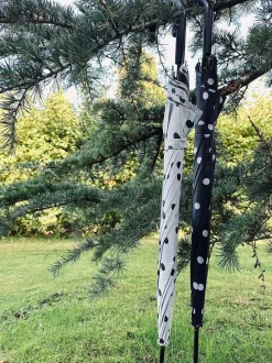 VIAMAJA Diverse Haveliv<Paraply - Hvid med dots