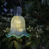 VIAMAJA Lys Og Led|Udendørs Led<Pendel flower m. Solceller - Aqua