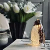 VIAMAJA Lysestager|Led Jul<Pingvin med led lys