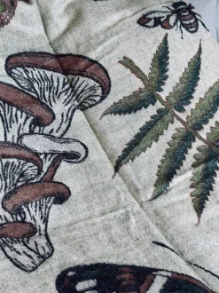 VIAMAJA Tæpper Og Puder<Plaid - Mushroom grøn / natur