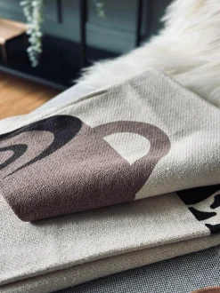 VIAMAJA Tæpper Og Puder|Restparti<Plaid recycling bomuld - Coffee