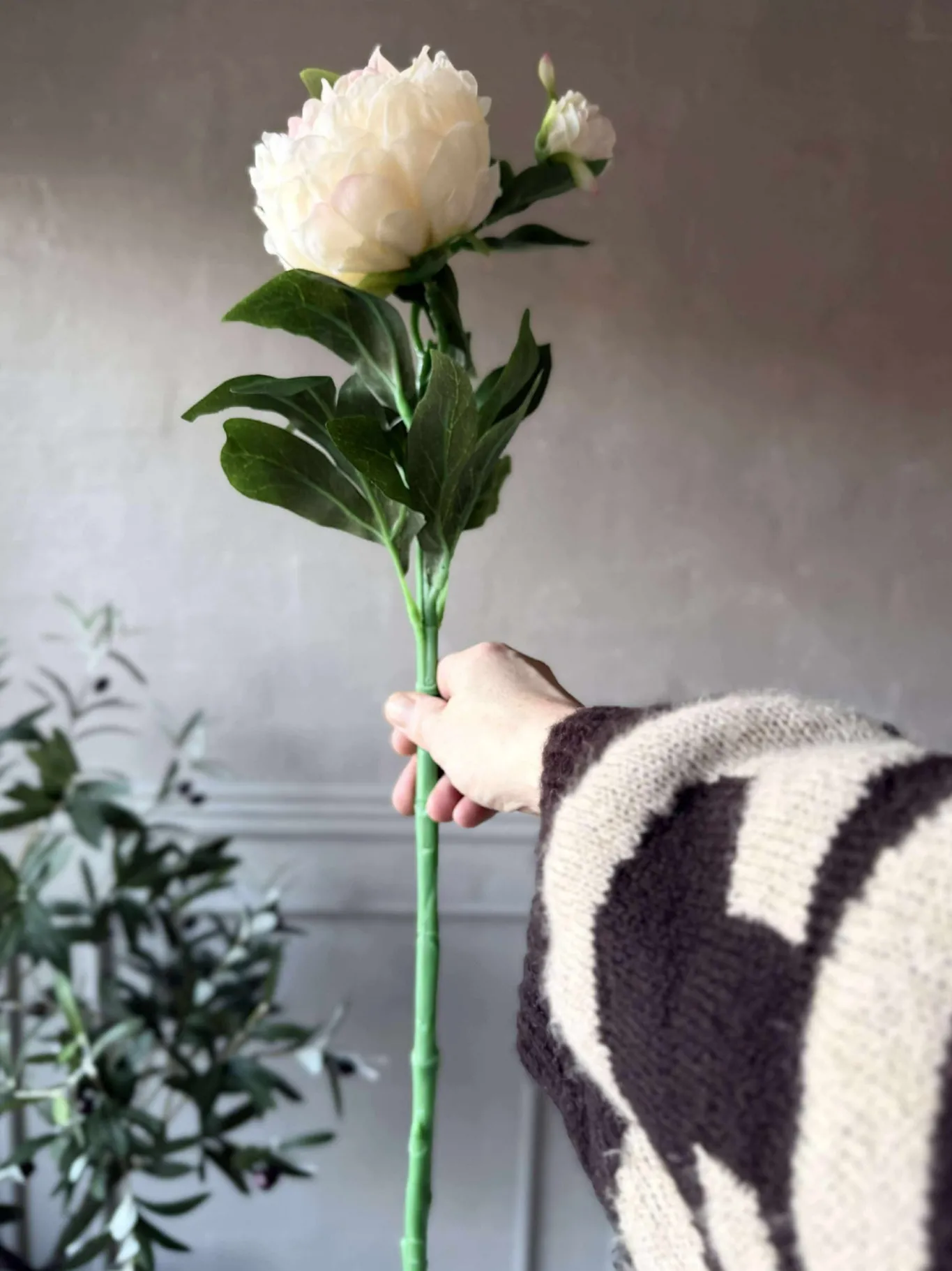 VIAMAJA Blomster<Pæon 60 cm - Flere farver