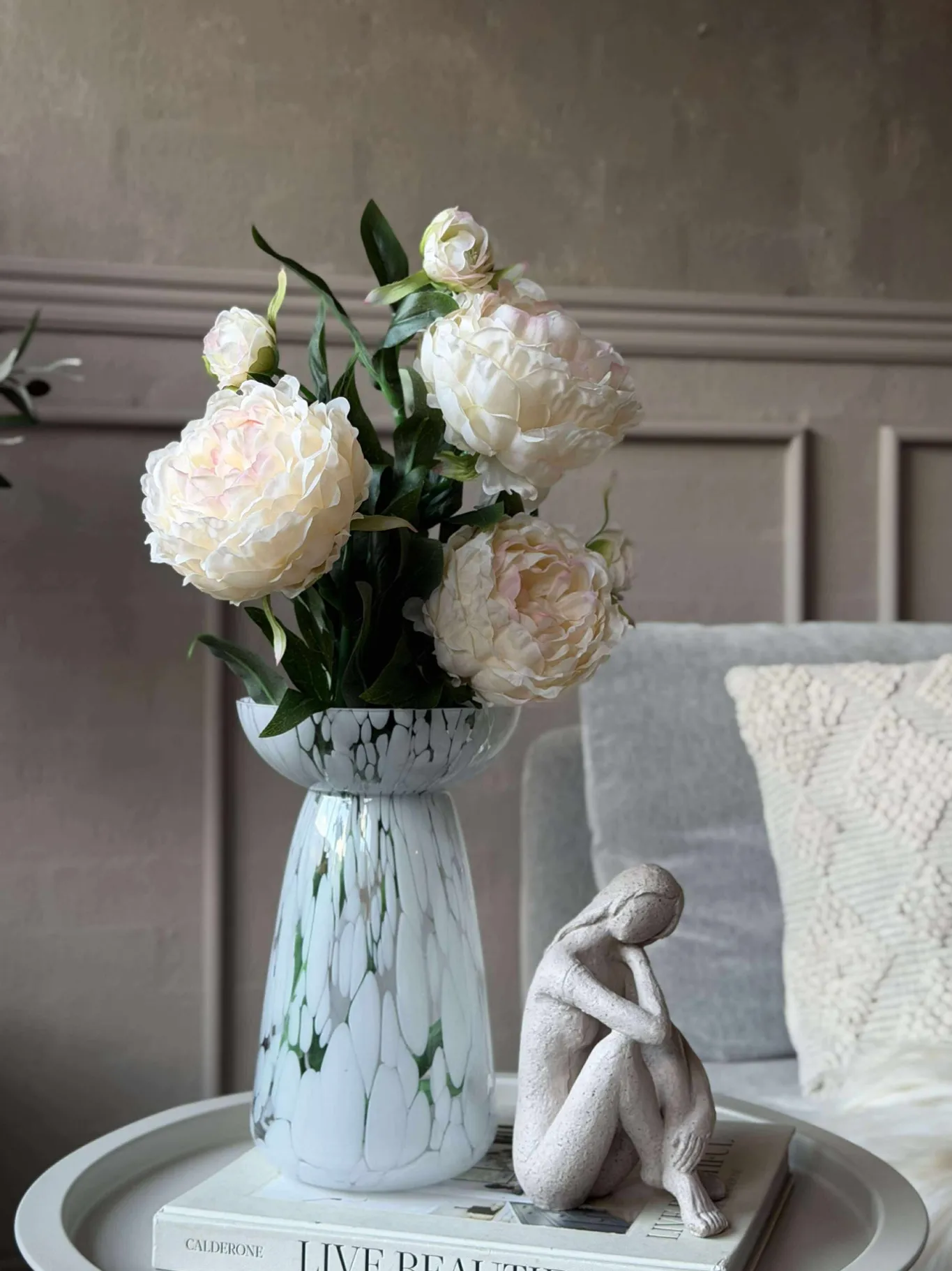 VIAMAJA Blomster<Pæon 60 cm - Flere farver