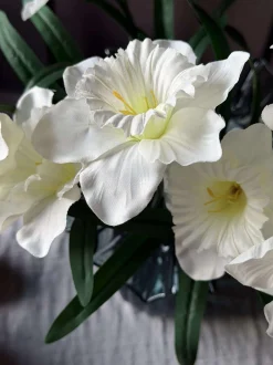 VIAMAJA Blomster|Påske<Påskelilje stilk - Hvid