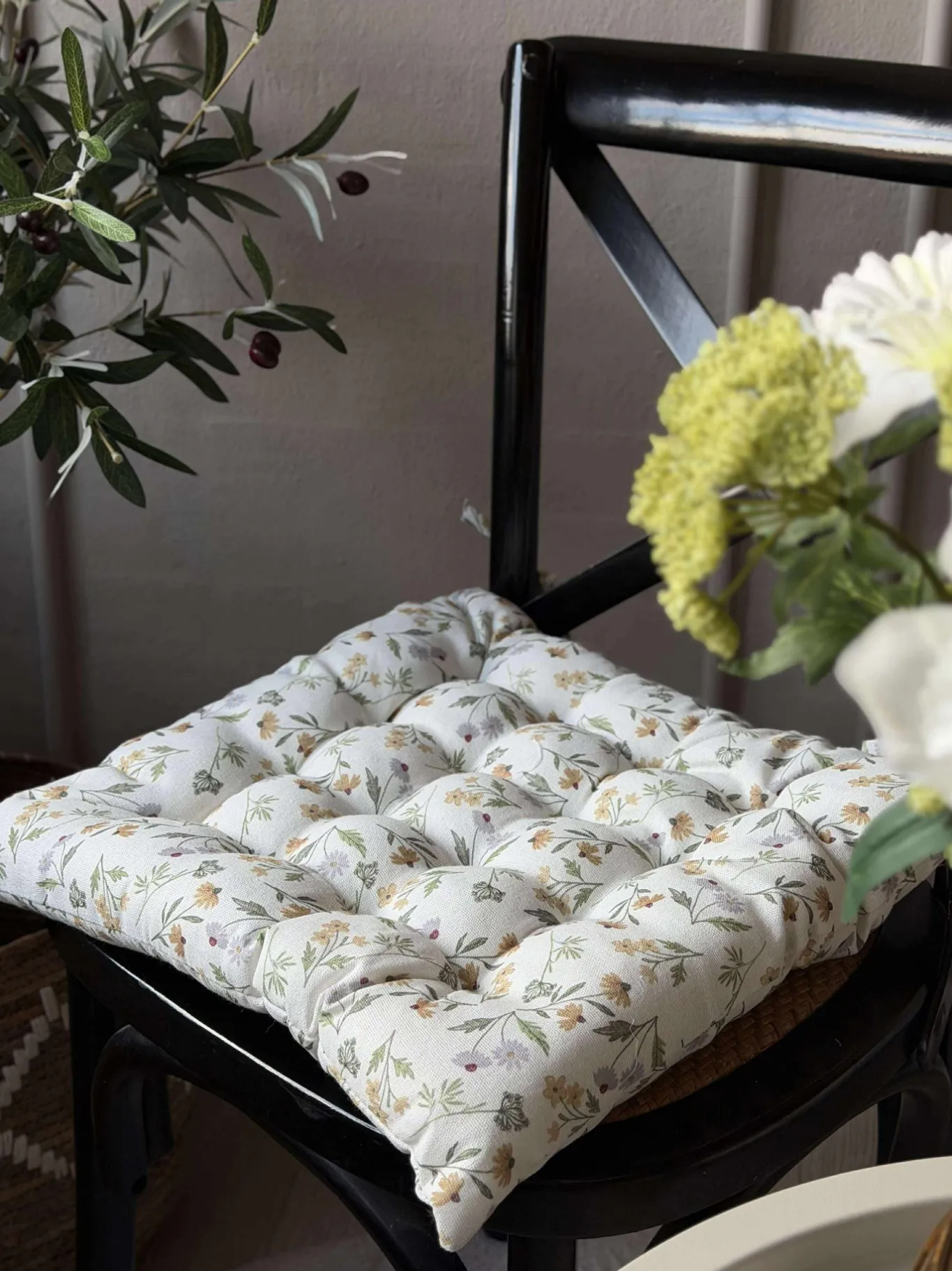 VIAMAJA Tæpper Og Puder|Havehynder<Pude med fyld - Blomster